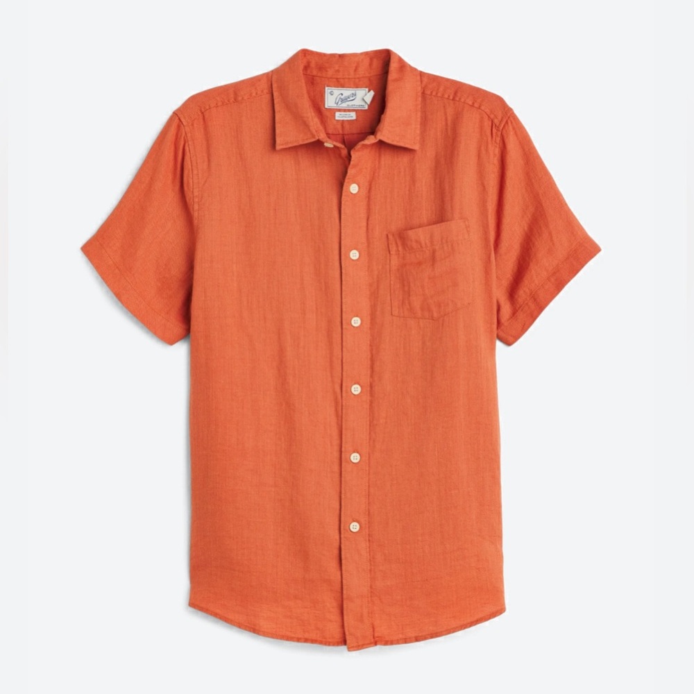 Grayers, Textured Linen Cotton Shirt, NWT - Picture 8 of 11